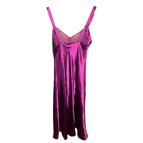 Vintage Victorias Secret Gold Label Maxi Slip Dress Purple S Whimsygoth‎ Vampire - Picture 3 of 10
